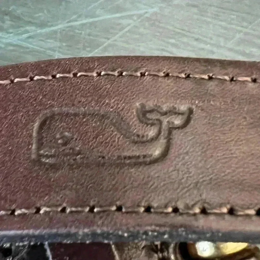 Vineyard Vines Belt men’s 30 lime green shark